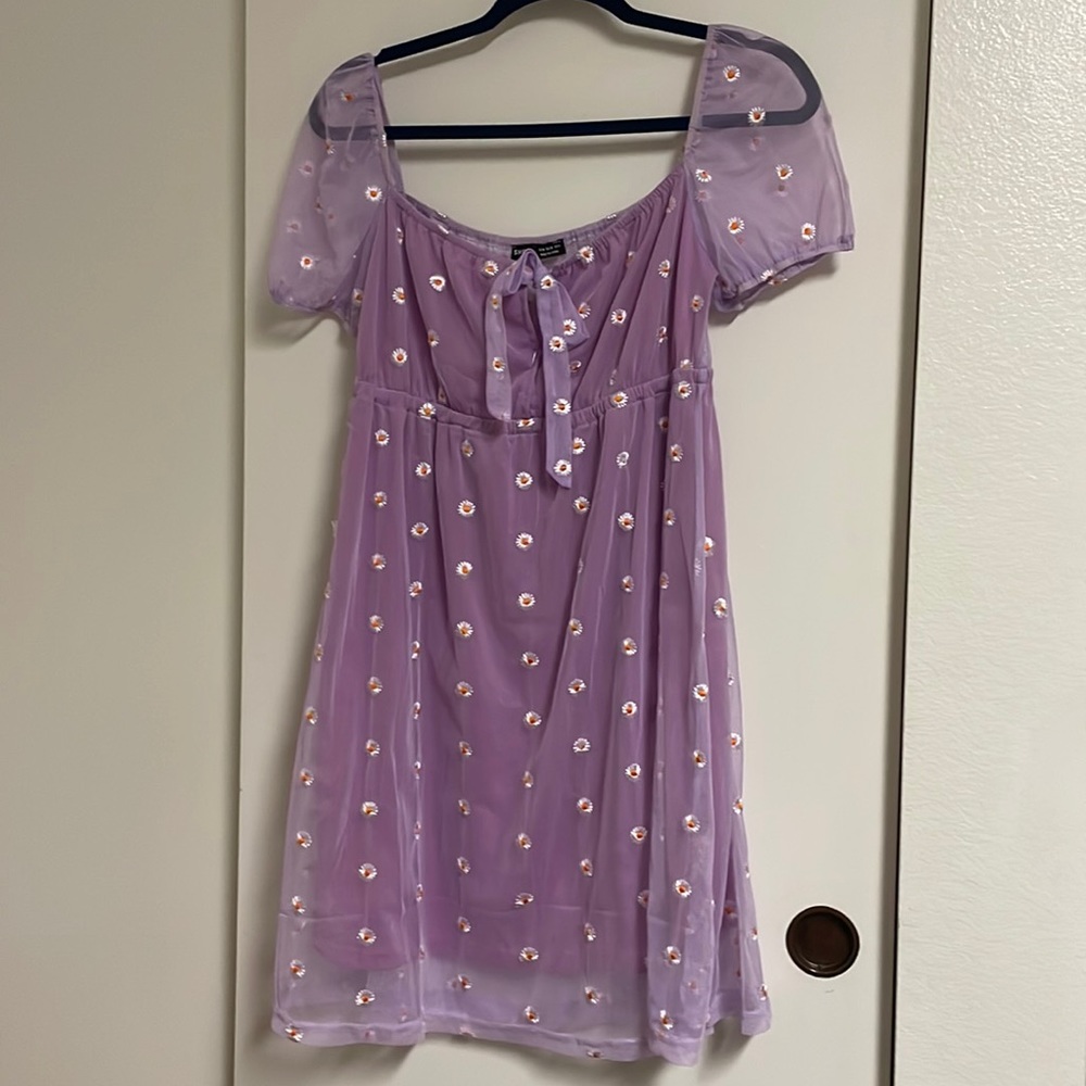 Purple Daisy Dress